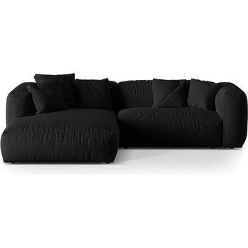 Micadoni Черен модулен ъглов диван (ляв ъгъл) Martina - Micadoni Home (MIC_LC_S_169_F1_MARTINA4)