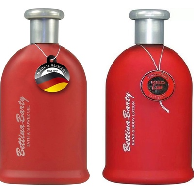 Bettina Barty Red Line Комплект - Лосион и Гел за вана и душ, 2 x 500 ml