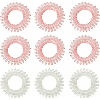 BeastPink Set spirálových gumiček do vlasů 9 ks pink – Hledejceny.cz
