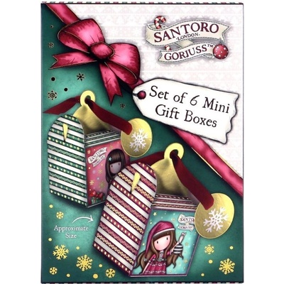 Santoro Комплект подаръчни кутии Santoro Gorjuss - Mеrry and Bright, 6 броя (1224GJ01)