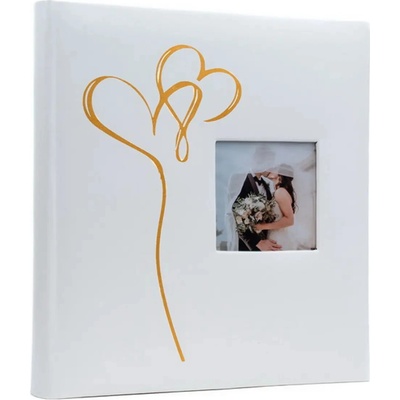 FANDY Fotoalbum na fotorůžky 29x32 cm 60 stran svatební Spirit 2 zlaté