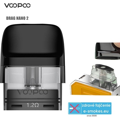 VOOPOO DRAG NANO 2 Vinci Pod cartridge 0,8ohm 2ml