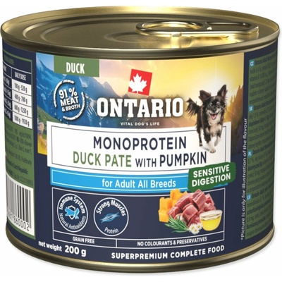Ontario Adult monoprotein kačacie paté s tekvicou 200 g