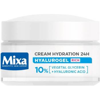 Mixa Hyalurogel Богат крем за лице, 50 ml