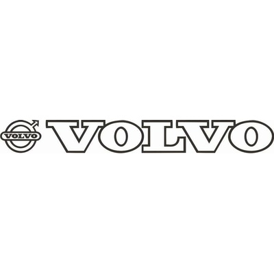samolepka VOLVO 734, Vonkajšie, 120 x 15 cm - 1 ks
