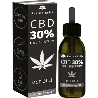 PHARMA ACTIV CBD 30% Full Spectrum MCT olej 3000mg 10 ml