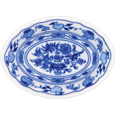 Český porcelán Dubí Cibulák miska raviere oválná 10372 18 cm
