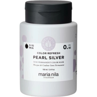 Maria Nila Colour Refresh vyživující a barvicí maska na vlasy 100 ml odtstín 0.20 Pearl Silver pro ženy