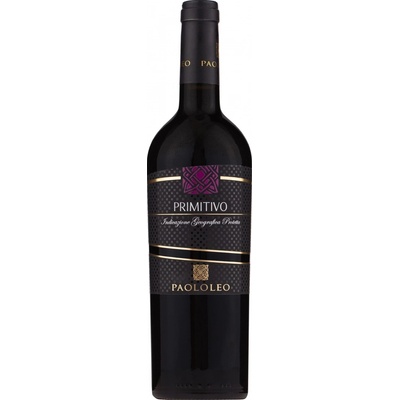 Primitivo Salento I.G.P. Paololeo 13,5% 0,75 l (čistá fľaša)