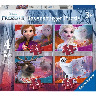 Ravensburger Ľadové kráľovstvo 2 4v1 12,16,20,24 dielov