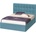 Bogdan Furniture G Легло Мебели Богдан Aria BM12, синьо с табла Catleia, синя