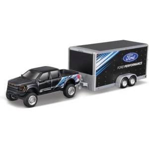 Maisto - Design Tow & Go, 2021 Ford F-150 SVT Raptor ремарке за кола, 1: 64 (11368B)