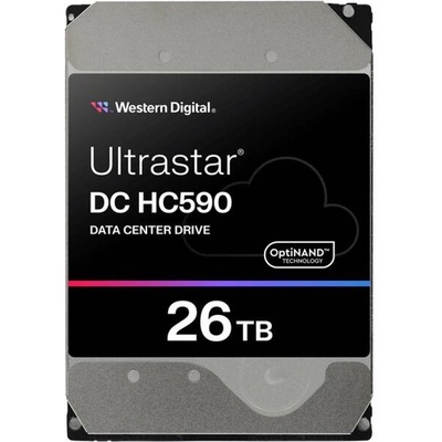 Твърд диск WESTERN DIGITAL 3.5in 26.1 26TB 512 7200RPM SATA ULTRA 512E SE NP3 DC HC590 (WUH722626ALE6L4)