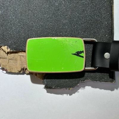 Wood Style opasek Skejt Kulatý spona 40 Hnědá