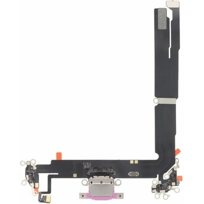 Apple iPhone 16 Plus - Nabíjací Konektor + Flex Kábel (Pink), Pink