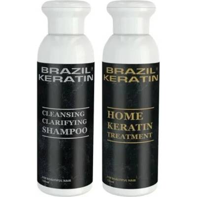 Brazil Keratin Home Keratin 150 ml + Clarifying šampón 150 ml pre domácí použití darčeková sada