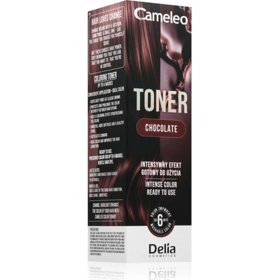 Delia Cosmetics Cameleo Toner barevný toner na vlasy odstín Chocolate 75 ml