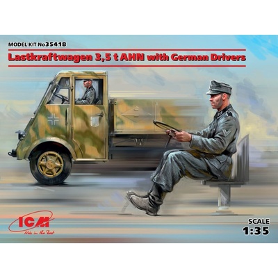 ICM Lastkraftwagen 3 5t AHN with German Drivers 1:35