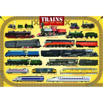 Image 1 of EUROGRAPHICS - Puzzle Trains - 100 piese