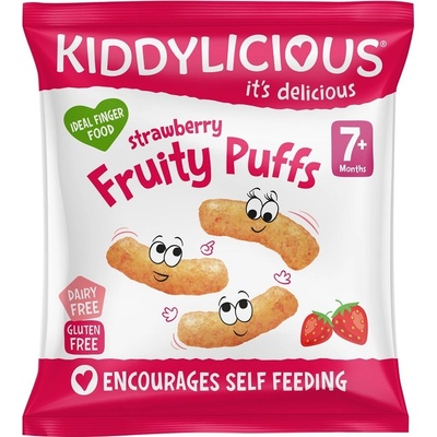 KIDDYLICIOUS Kiddylicious ovocné křupky jahodové 10 g