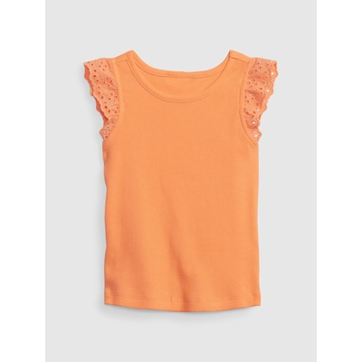 GAP Бебешка тениска с волан GAP GAP | Oranzhev | Момичешки | 80-86