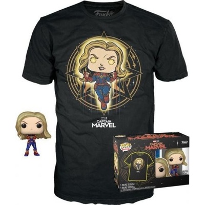Funko POP! & Tee Marvel Captain Marvel tričko