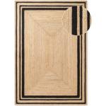 Hanse Home Черен/в естествен цвят двустранен/ръчно изработен ютен килим 200x300 cm Looma - Hanse Home (106302-200x300)