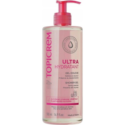 Topicrem UH BODY Gentle Cleansing gél jemný umývací gél na tvár telo a vlasy 500 ml
