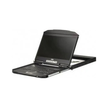 ATEN 1U Short Depth USB VGA Single with French Keyboard