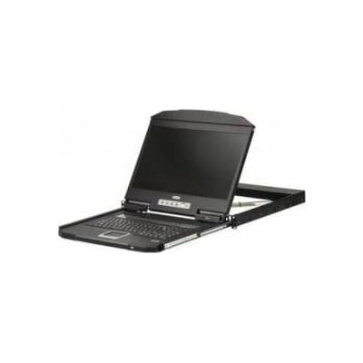 ATEN 1U Short Depth USB VGA Single with French Keyboard