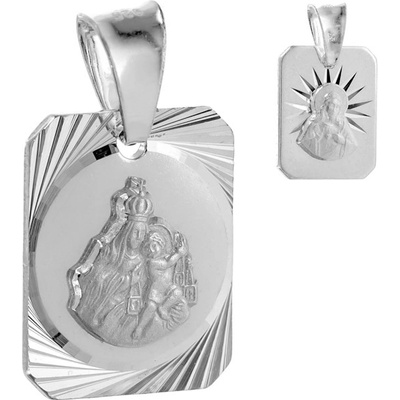 Argento Strieborný prívesok Škapuliar 85382
