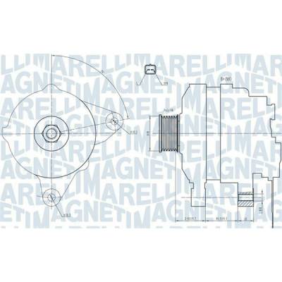 generátor MAGNETI MARELLI 063731665010