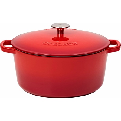 Gerlach Litinový hrnec s pokl. NATUR 26 cm 5 l červený 9954075