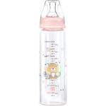 KikkaBoo Шише стъклено 240мл Savanna Pink (31302020117) - bebetabg
