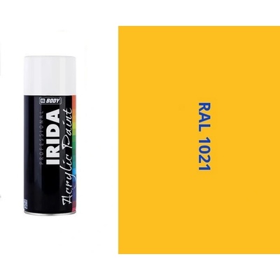 HB BODY irida RAL 1021 žlto horčičná 400ML