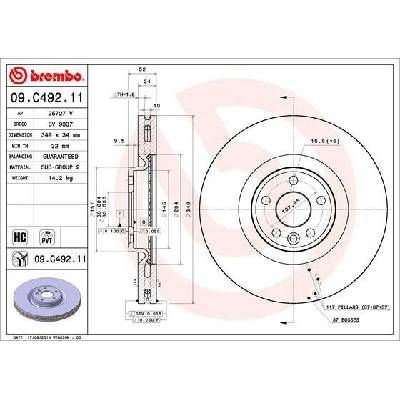 BREMBO 09.C492.11