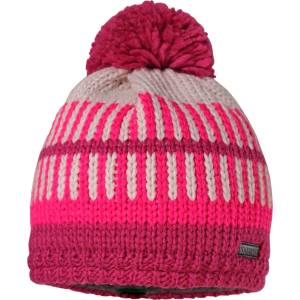 maximo Детска зимна шапка (beanie) maximo Kids' Beanie with Pom-pom Beanie - Berry / Dark Pink - размер 49-51 cm (904-5109-0112)