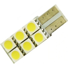 Rabel T10 W5W Canbus 6 smd 5050 boční, bílá