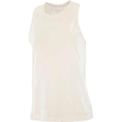 Salomon Дамски потник с широка презрамка Salomon Women's SHKout Core Tank Tank top - Whisper White (916-3938-0413)