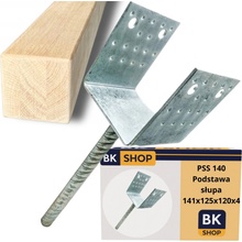 Adoby PSS 140 patka sloupku široká 141x125x120x4mm