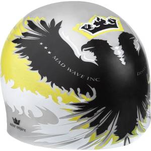 Mad Wave плувна шапка mad wave empire swim cap сив