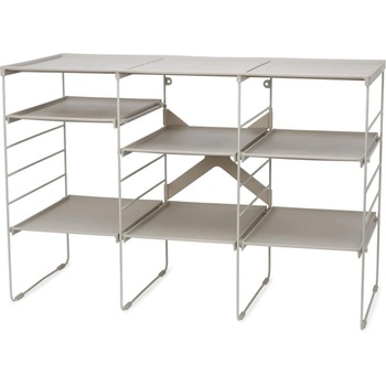 Joseph Joseph Регулируем рафт за обувки Joseph Joseph 55009, 12 чифта, 3 рафта, Стоманена основа, Екрю (55009)