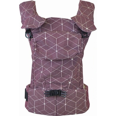 MoniLu unistart Cubes Burgundy 2 Standard