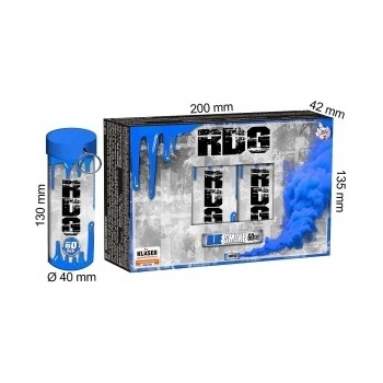 Dýmovnice modrá s trhací pojistkou 60 sekund