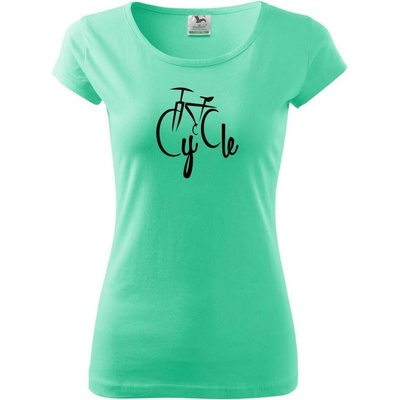 Cycle bicykel Pure Dámské tričko Mätová
