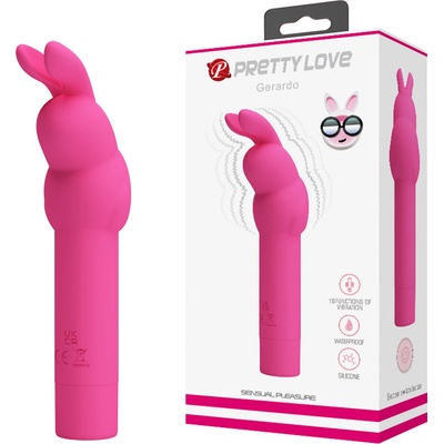 Pretty Love Gerardo Rabbit Clitoral Vibrator Pink