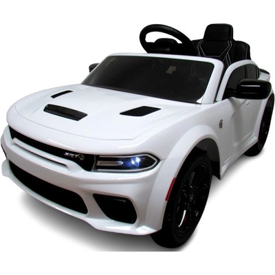 Mamido Elektrické autíčko Dodge SRT bílá