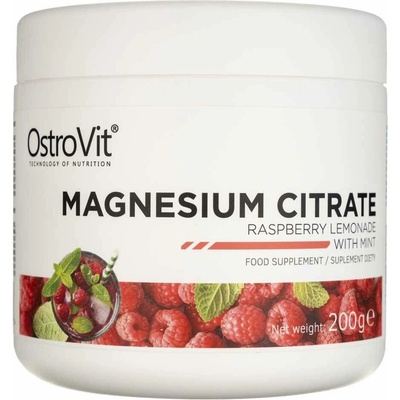 Ostrovit Magnesium Citrate malinová limonáda s mátou 200 g
