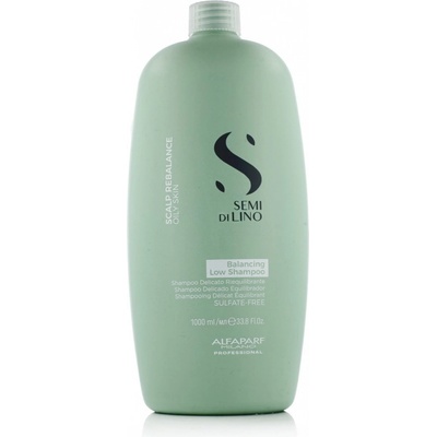 Alfaparf Milano Semi Di Lino Scalp Rebalance Shampoo pro mastnou vlasovou pokožku 1000 ml