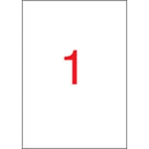 APLI Етикет, 210x297 mm, полиестер, APLI, прозрачен, висок гланц, 10 етикета в опаковка 10053 (10053)